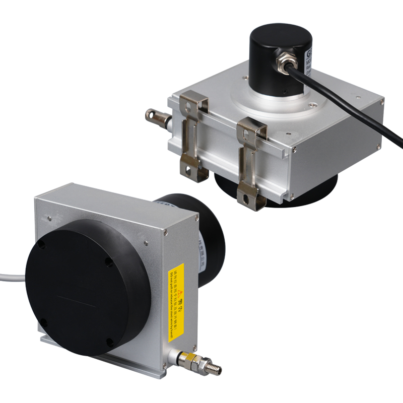 拉繩位移傳感器閘門(mén)開(kāi)度儀高精度拉繩編碼器模擬量數(shù)字量信號(hào)輸出電子尺
